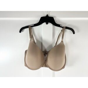 Victoria's Secret Lightly Lined Smooth Demi T-Shirt Bra Beige Nude 36DDD